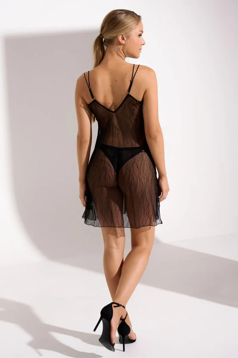 013114 NIGHTSCAPE Chemise - Black