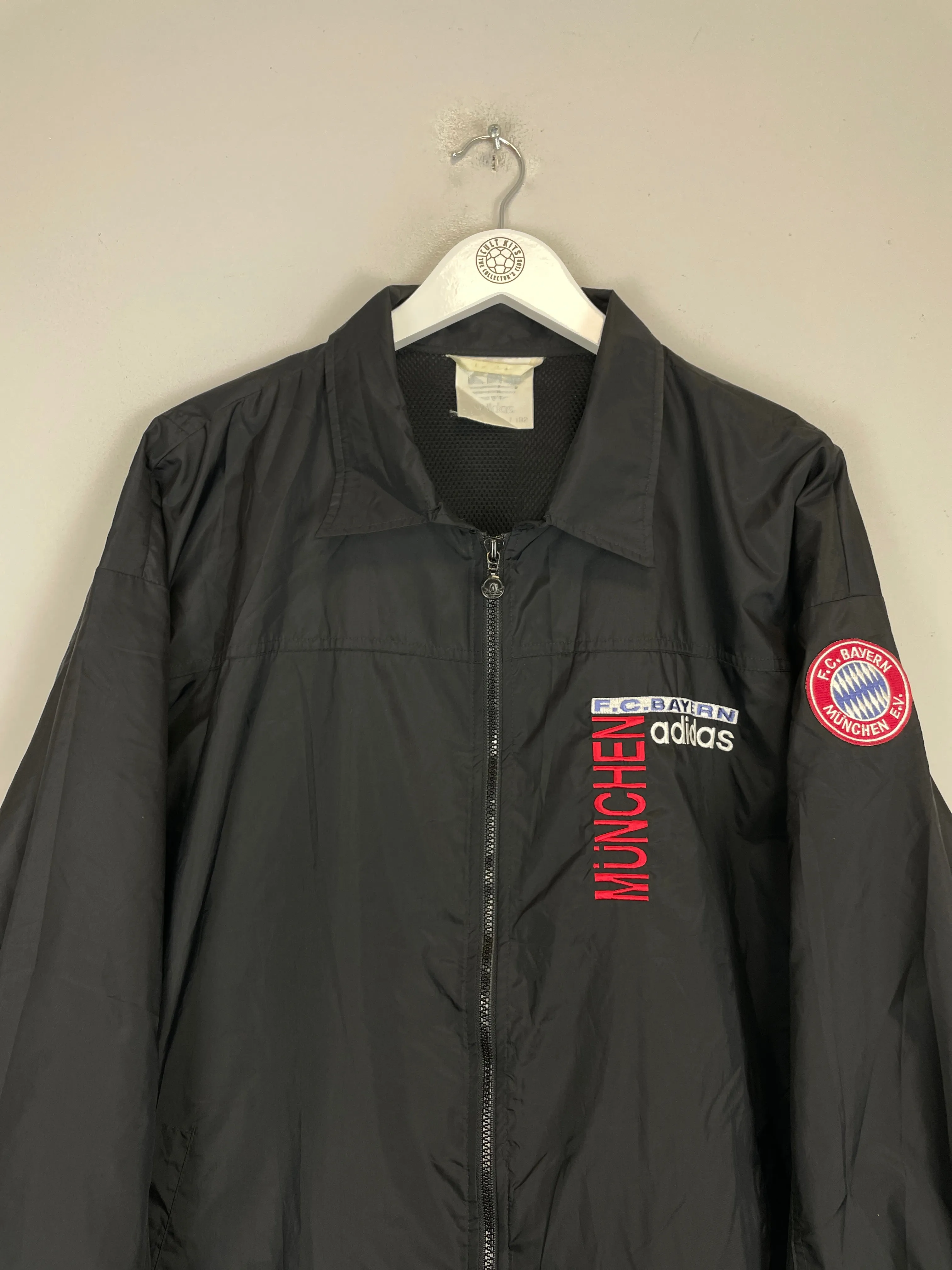 1993/95 BAYERN MUNICH WINDBREAKER JACKET (L) ADIDAS