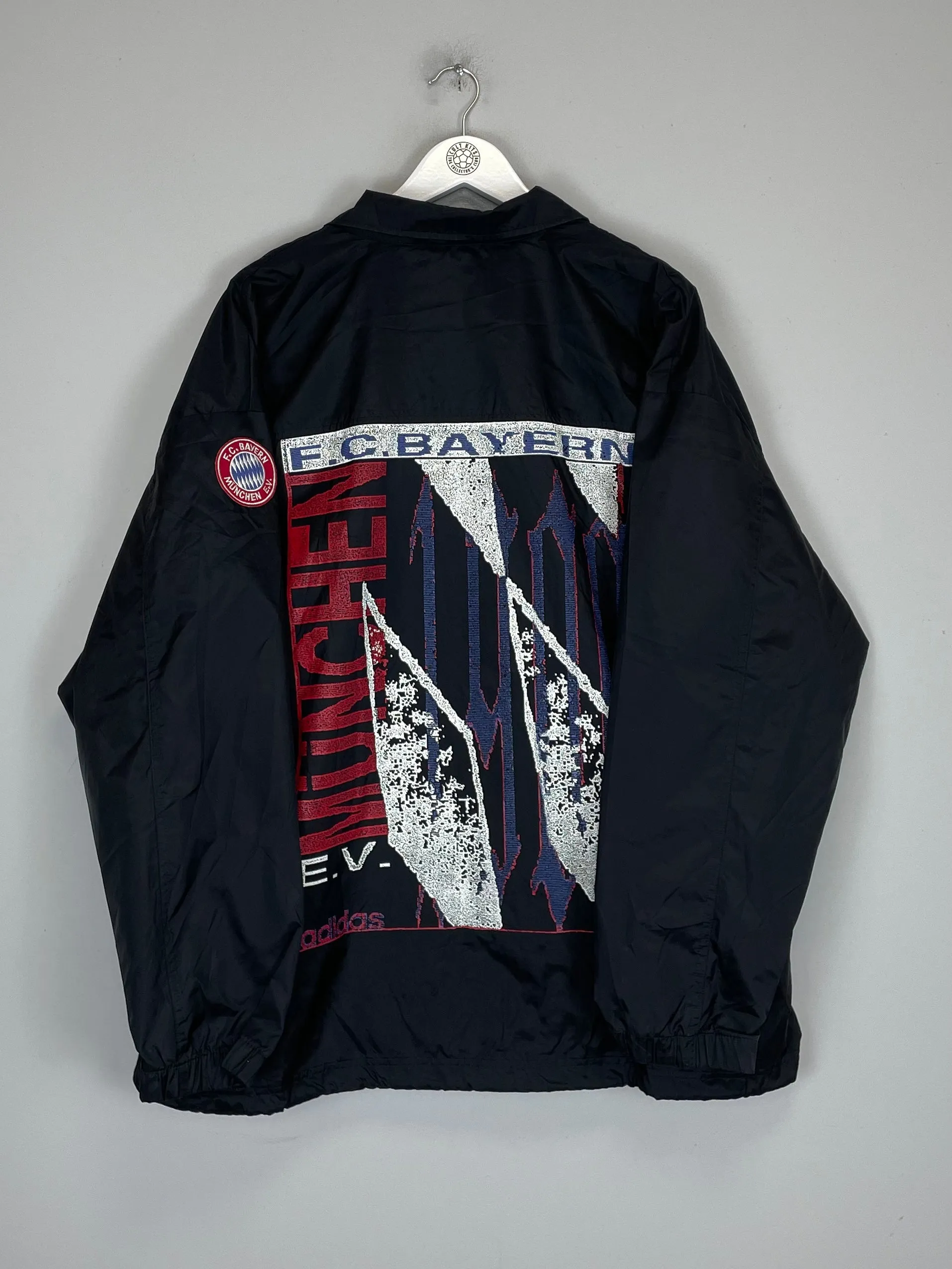 1993/95 BAYERN MUNICH WINDBREAKER JACKET (L) ADIDAS
