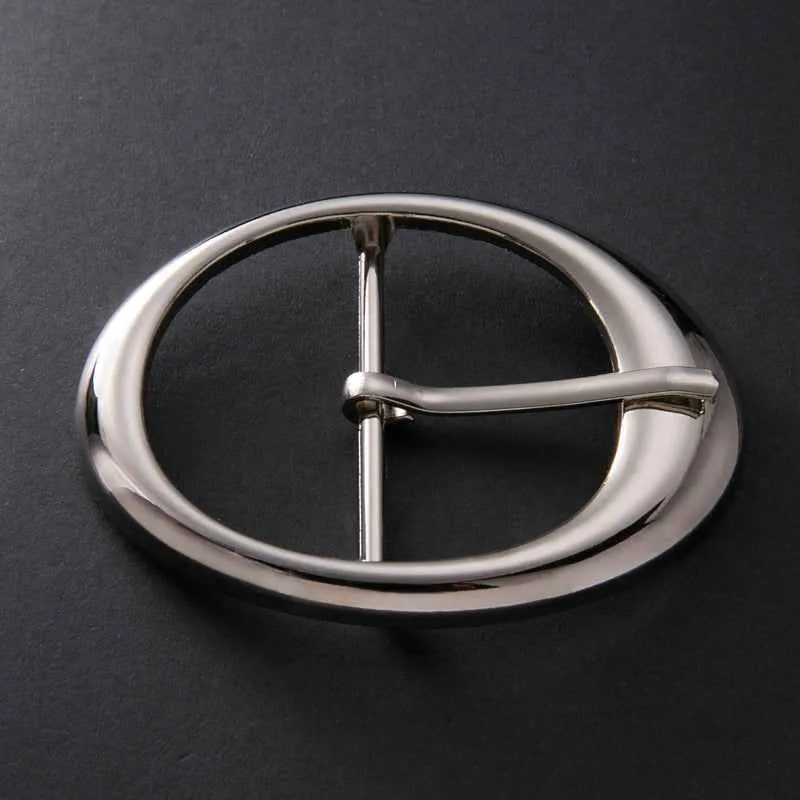 45mm Zinc Alloy Oval Coat Belt Buckle Adjustable with Pin 10pcs