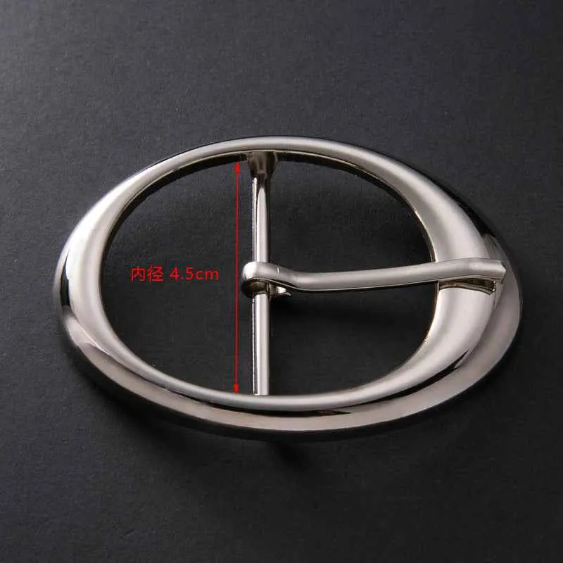 45mm Zinc Alloy Oval Coat Belt Buckle Adjustable with Pin 10pcs