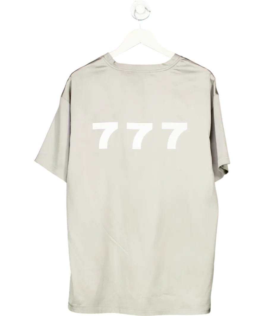 7 Days Active Metallic Shiny Oversize T-shirt UK S