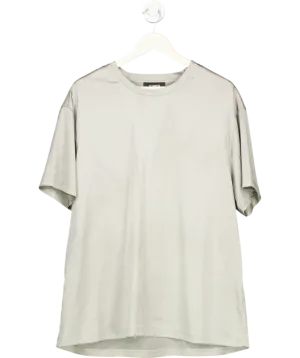 7 Days Active Metallic Shiny Oversize T-shirt UK S