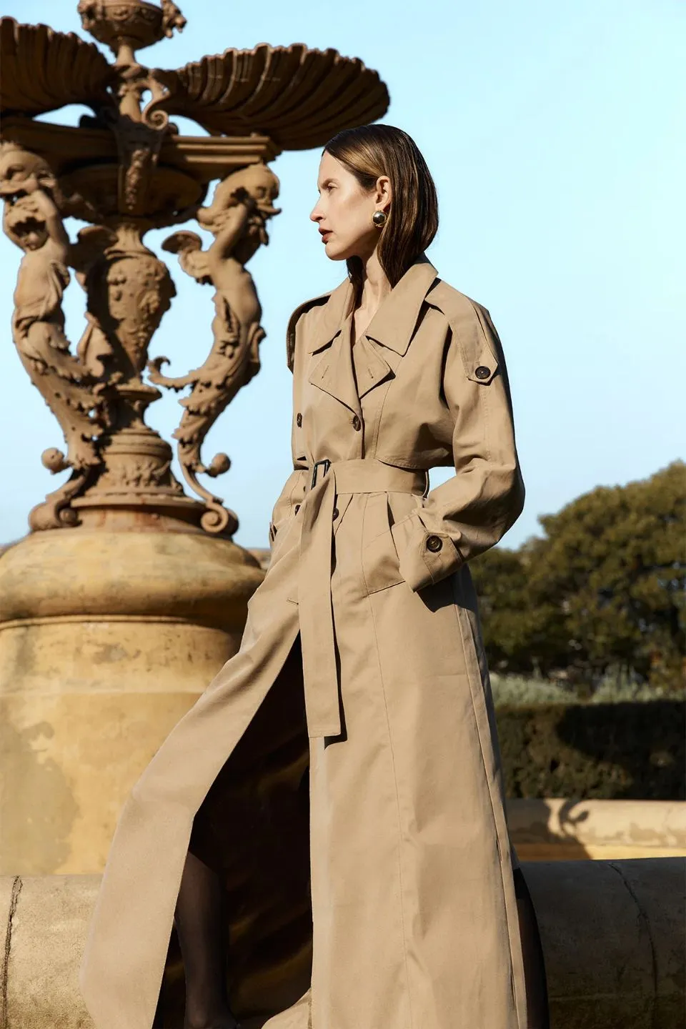 Abigail Oversized Trench Coat