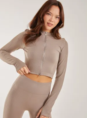 Active Rib Double  Zip Top