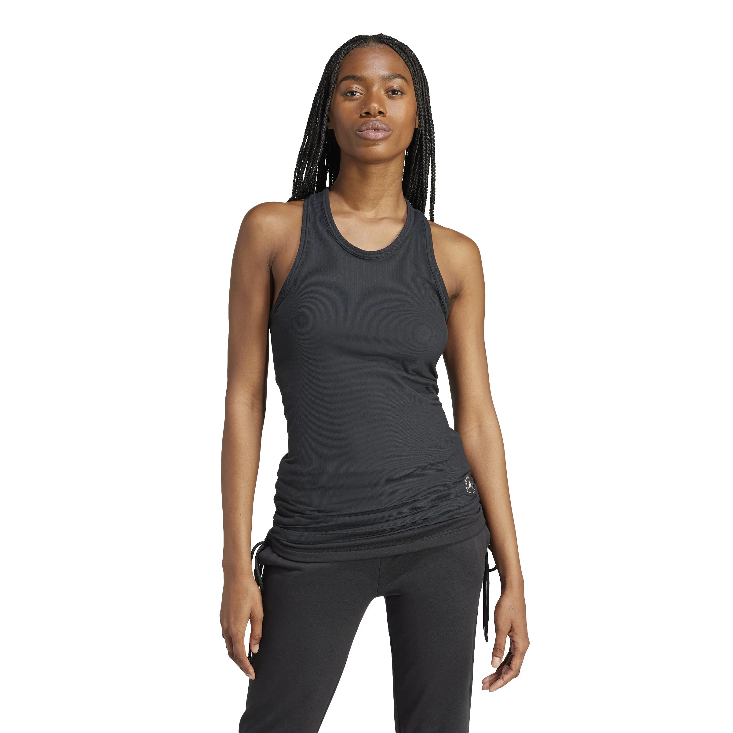 Adidas x Stella McCartney Rib Tank Top in Black