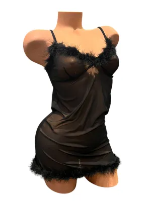 AFTER HOURS CHEMISE BLACK