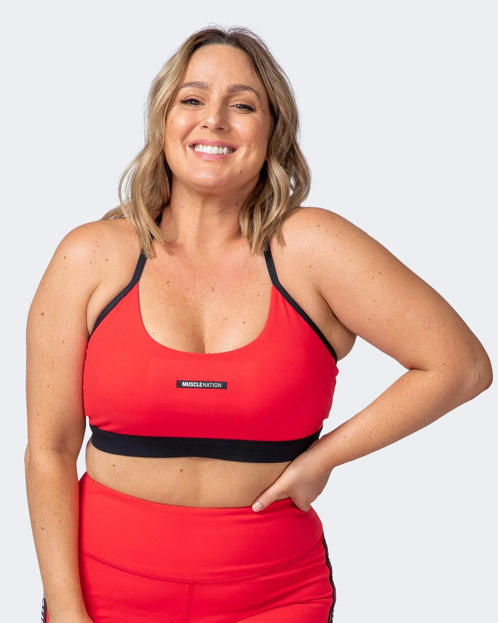 Agile Bra - Hot Red
