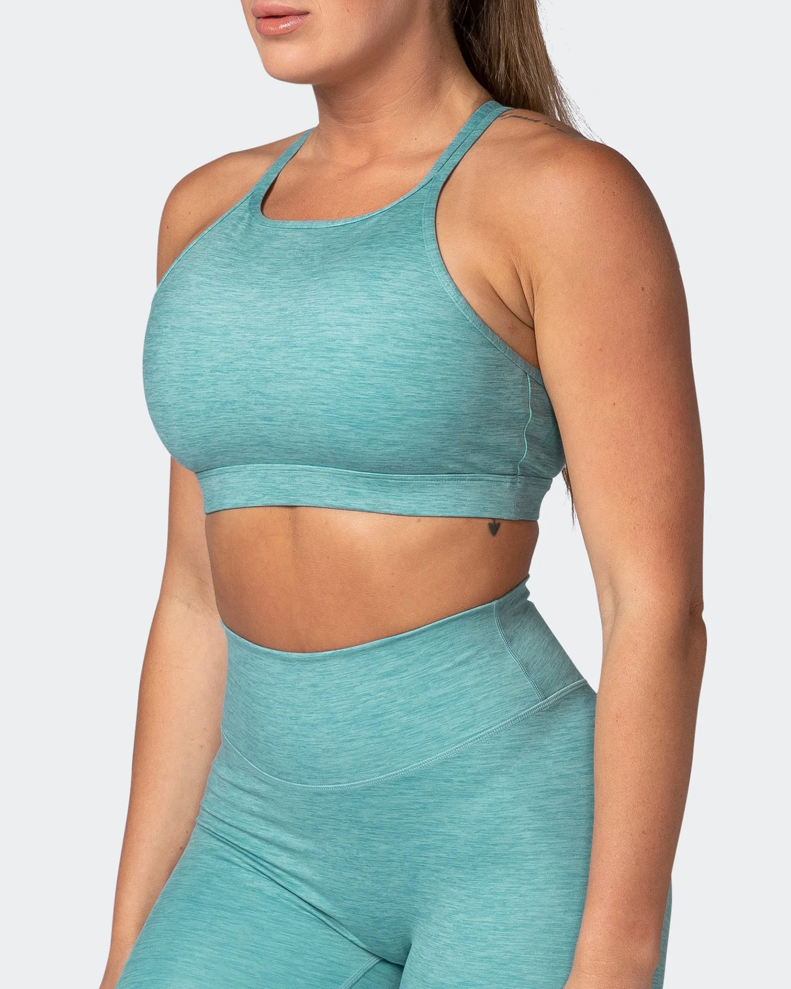 Aim High Bra - Dusty Jade Marl