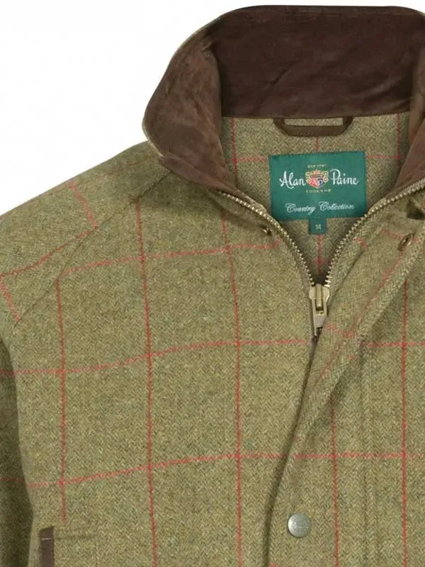 ALAN PAINE Combrook Mens Shooting Field Coat - Sage