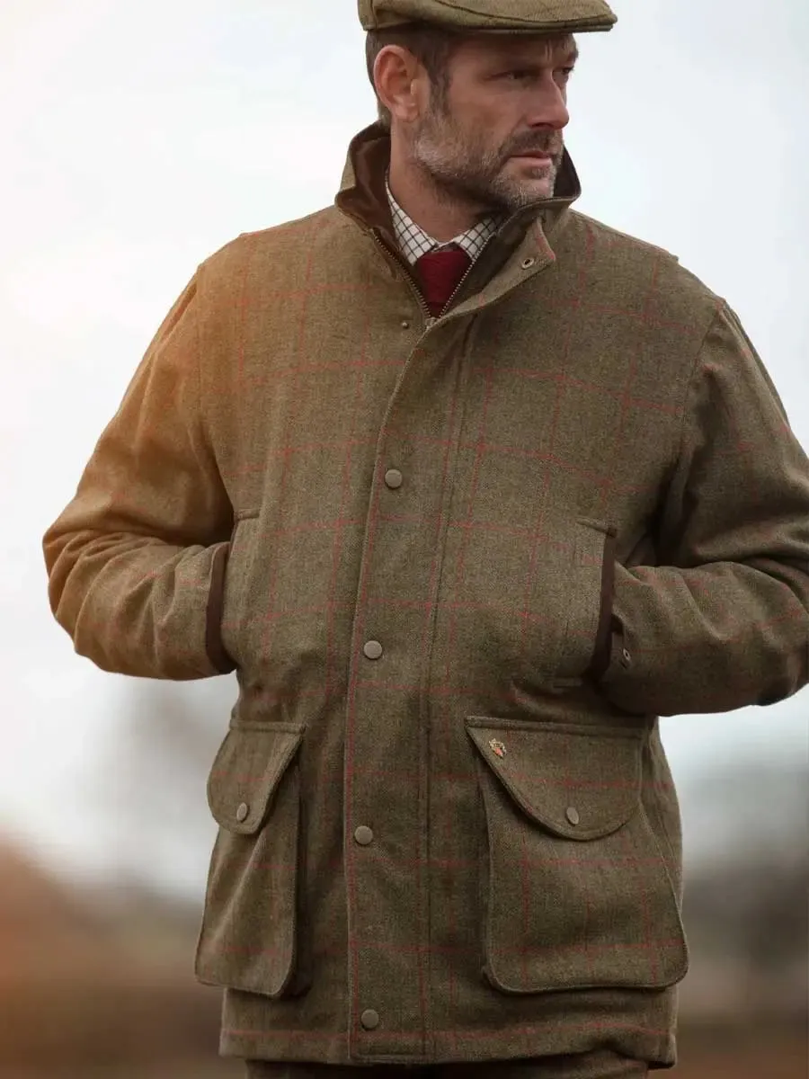 ALAN PAINE Combrook Mens Shooting Field Coat - Sage