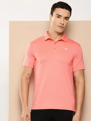 Alcis Men Printed Polo Collar Golf T-Shirt
