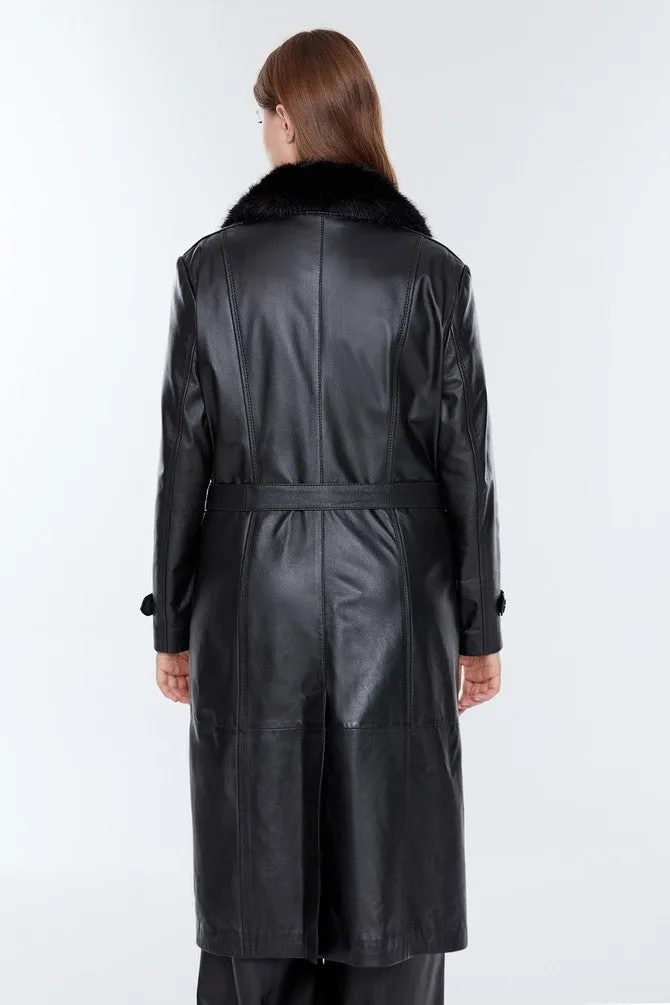 Alicia Double Breasted Plus Size Coat For Women