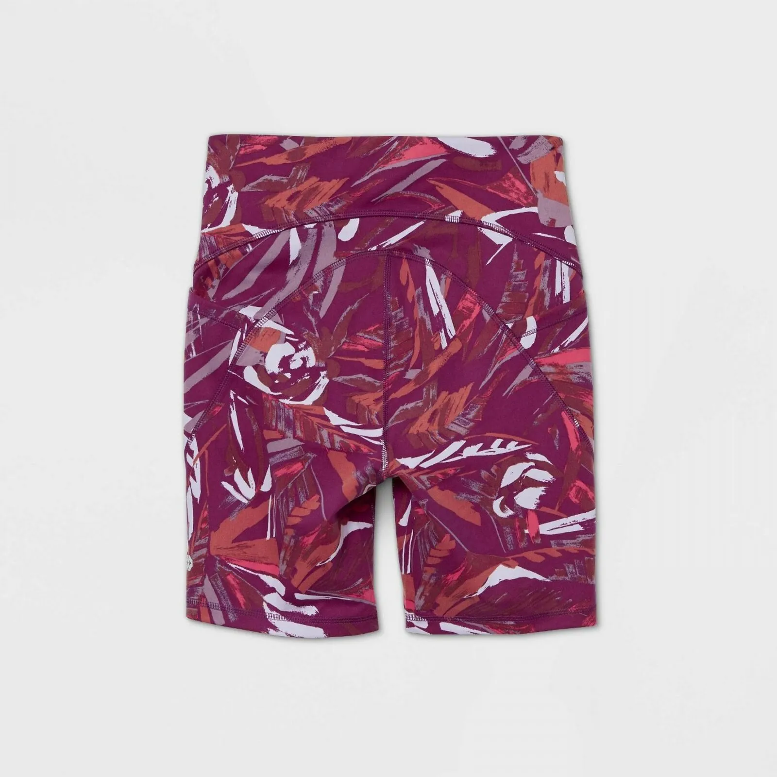 All In Motion Women's Printed High Rise Contour Curvy Bike Shorts