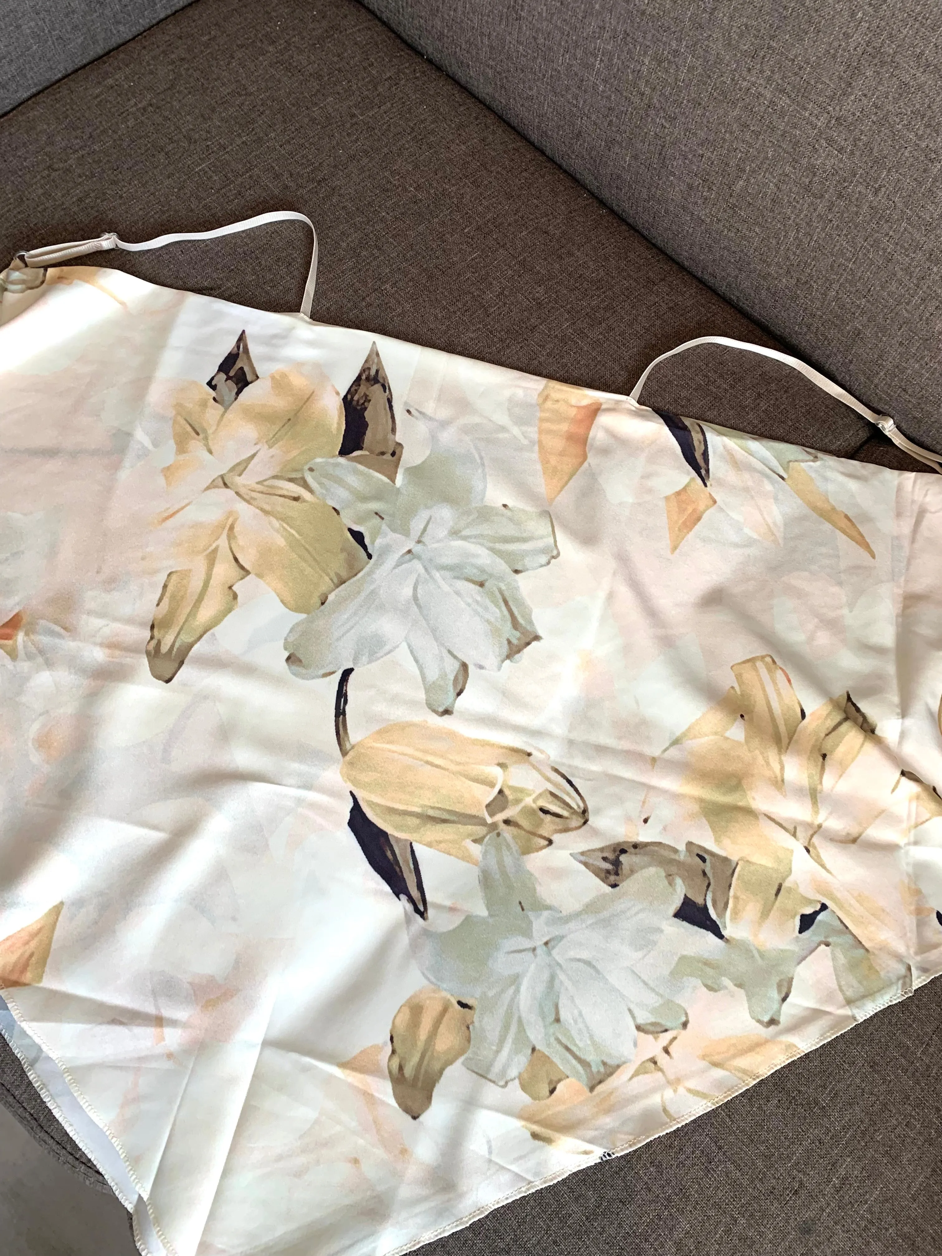 ALLEGRA 2-way Self-tie Scarf Top (Floral 2)
