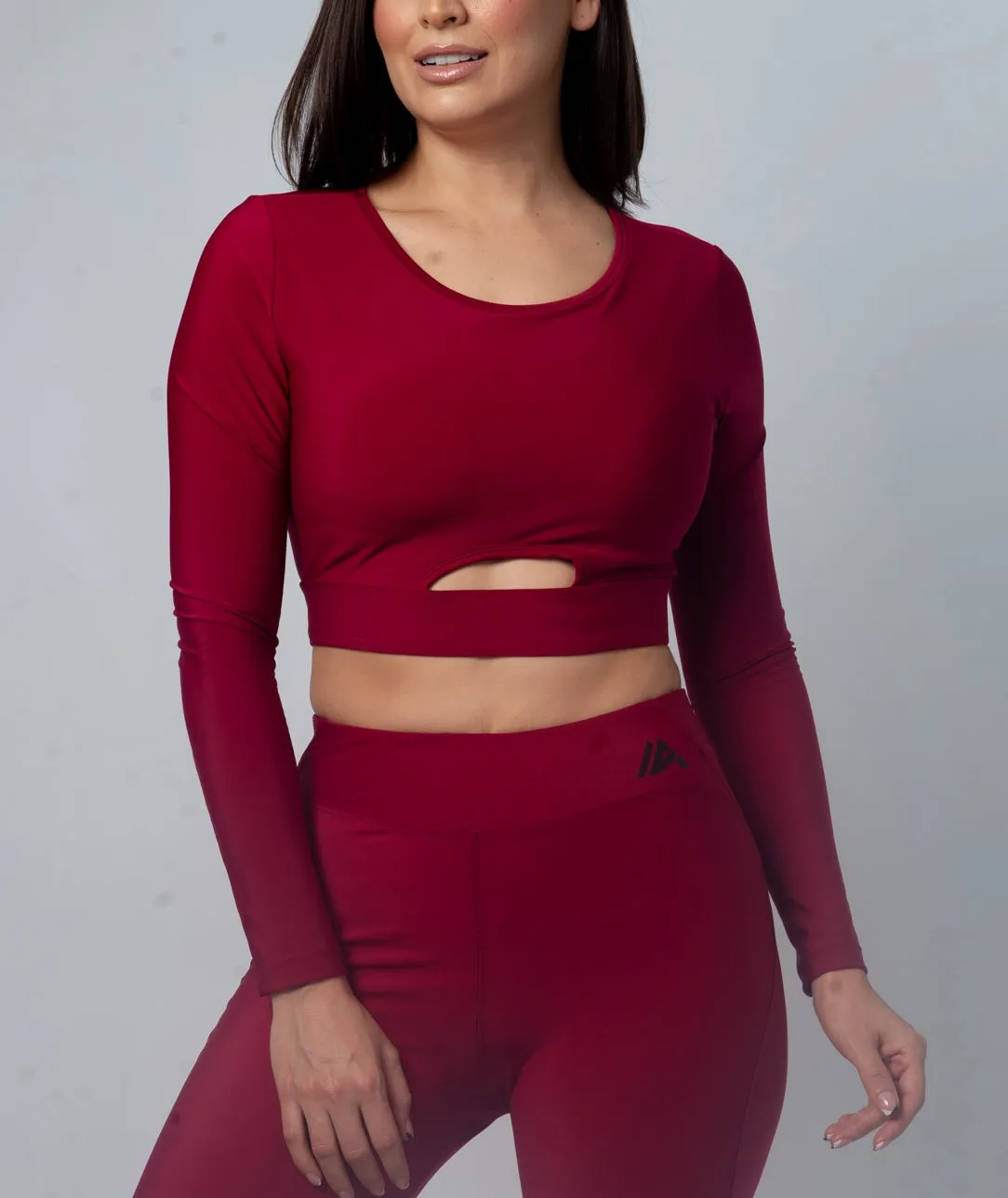 AMA Peaceful L/S Crop Top