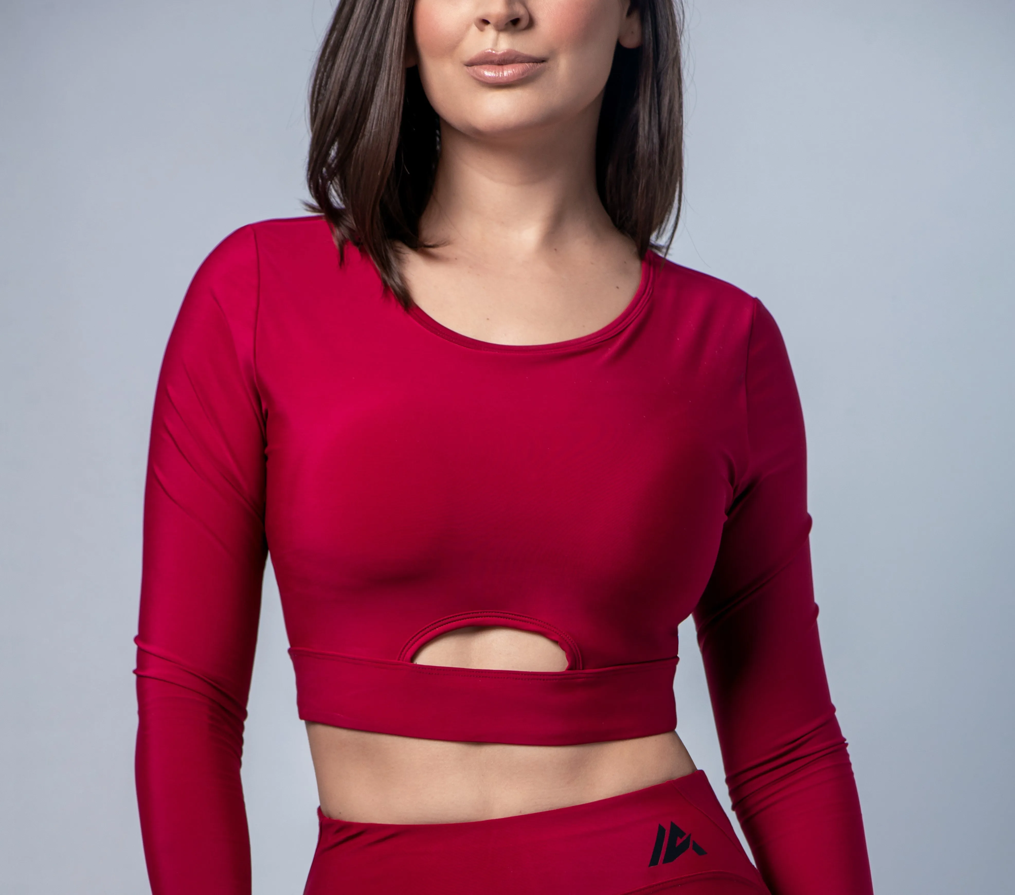 AMA Peaceful L/S Crop Top
