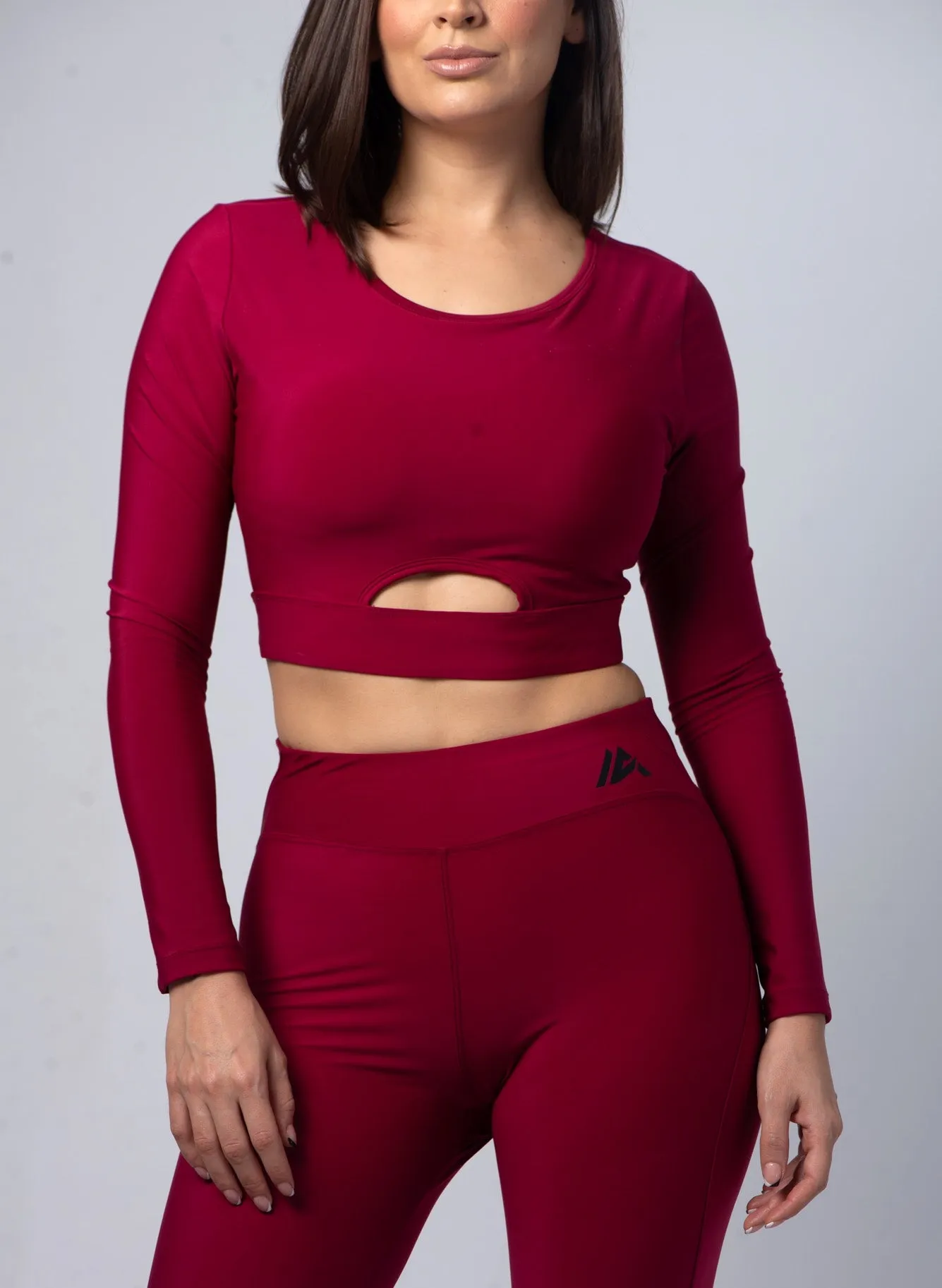 AMA Peaceful L/S Crop Top