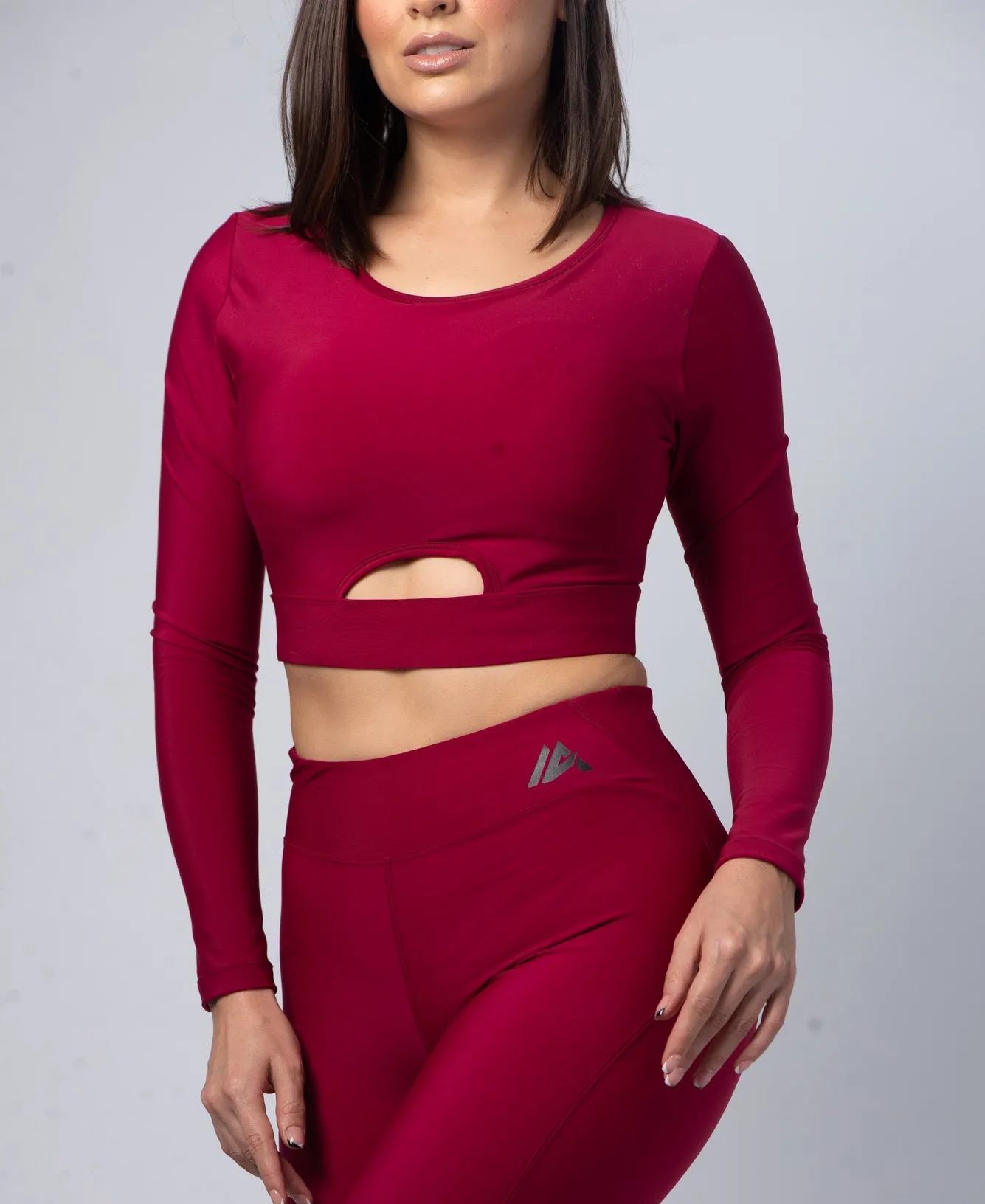 AMA Peaceful L/S Crop Top