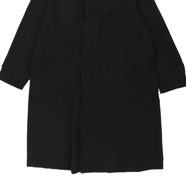 Aquascutum Trench Coat - 2XL Black Polyester