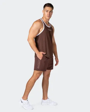 Armed Training Shorts - Coffee