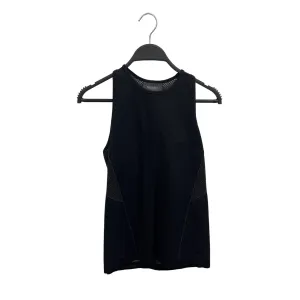 Athleta Black Racerback Tank Top S Nylon/Polyester/Spandex Blend