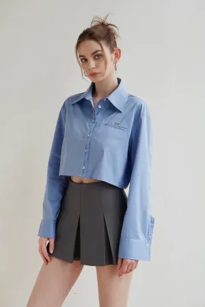 Azure Cropped Shirt