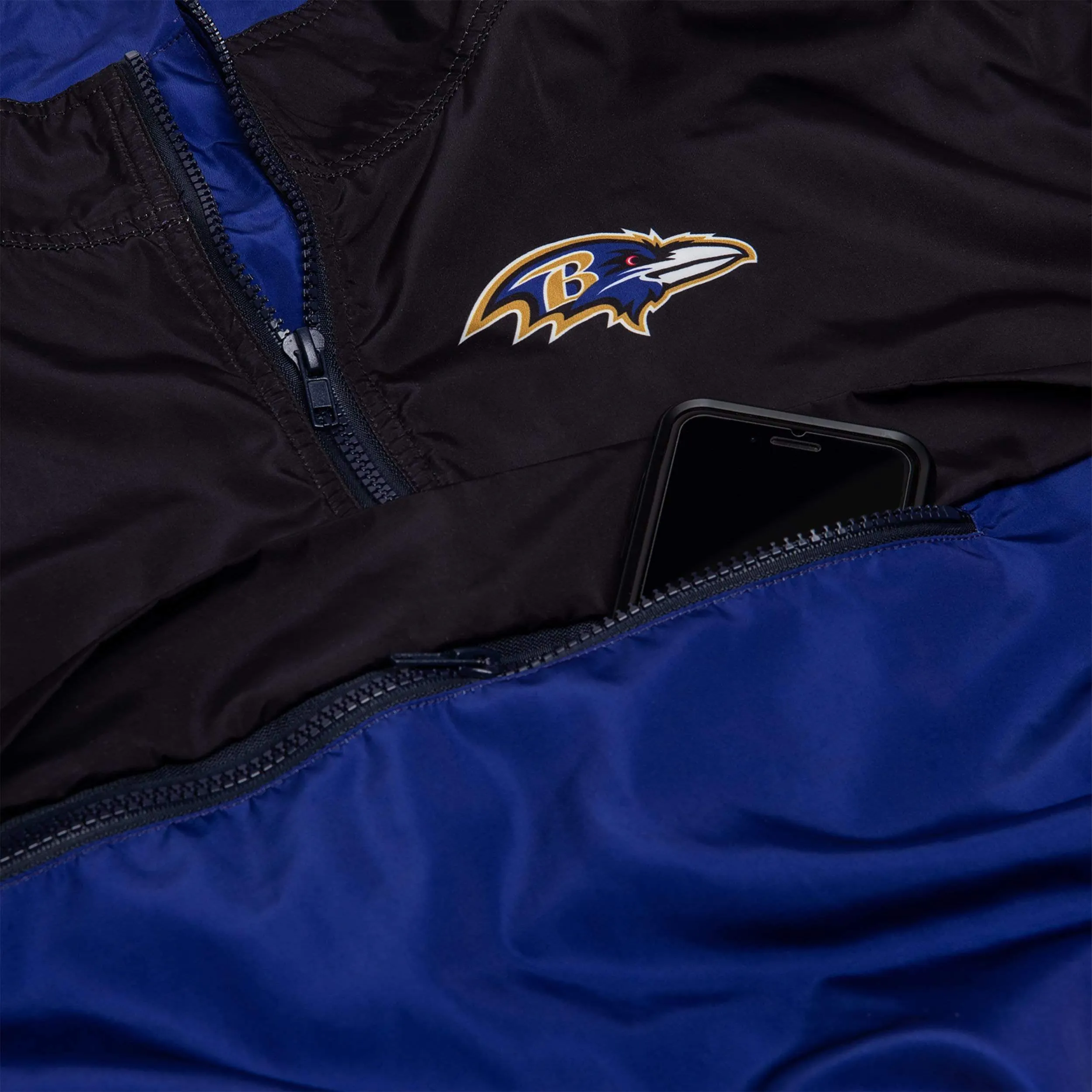 Baltimore Ravens Womens Winning Play Windbreaker