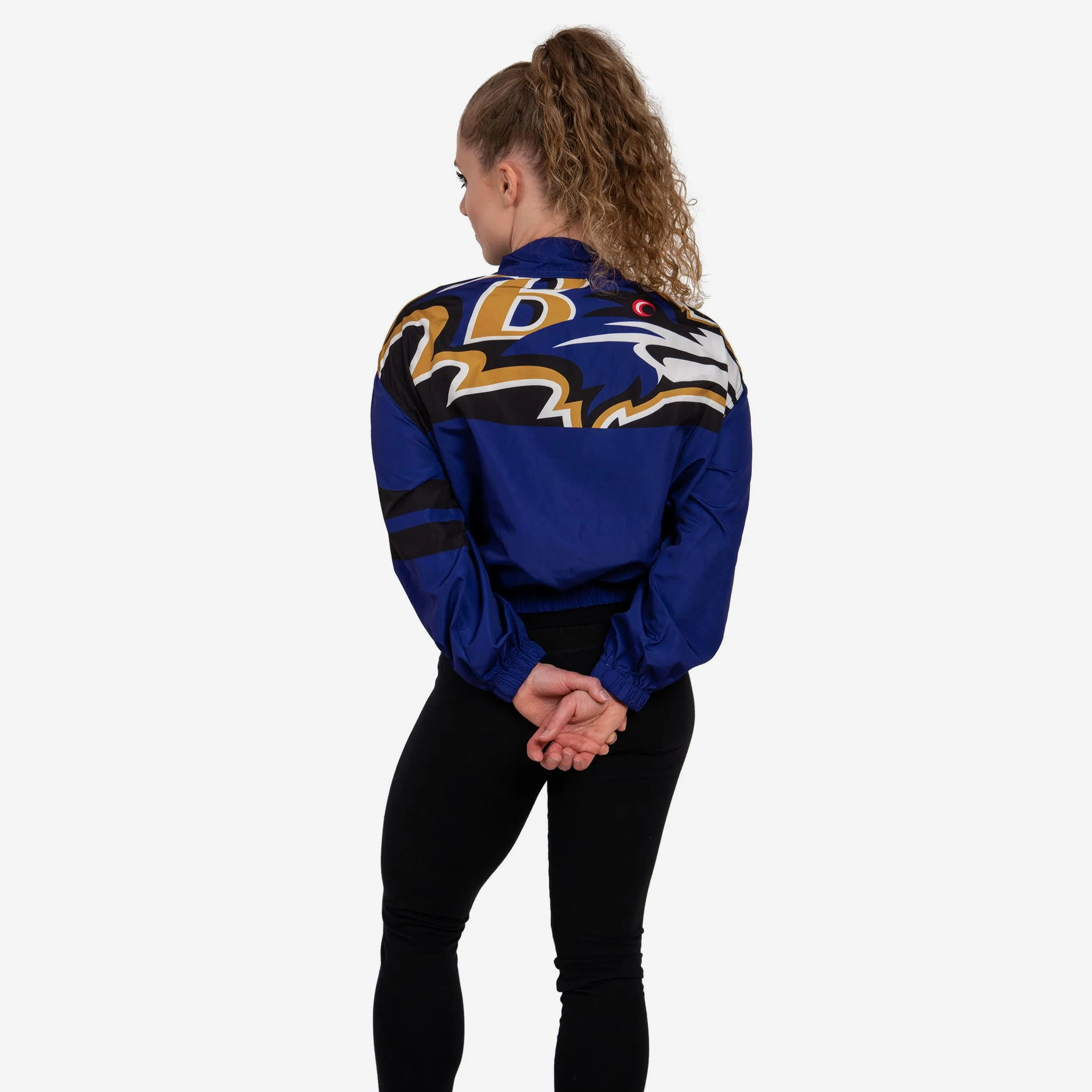 Baltimore Ravens Womens Winning Play Windbreaker