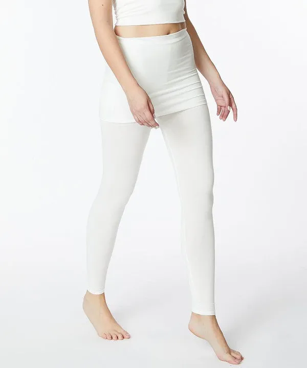 BAMBOO skirted legging