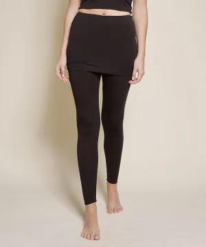 BAMBOO skirted legging