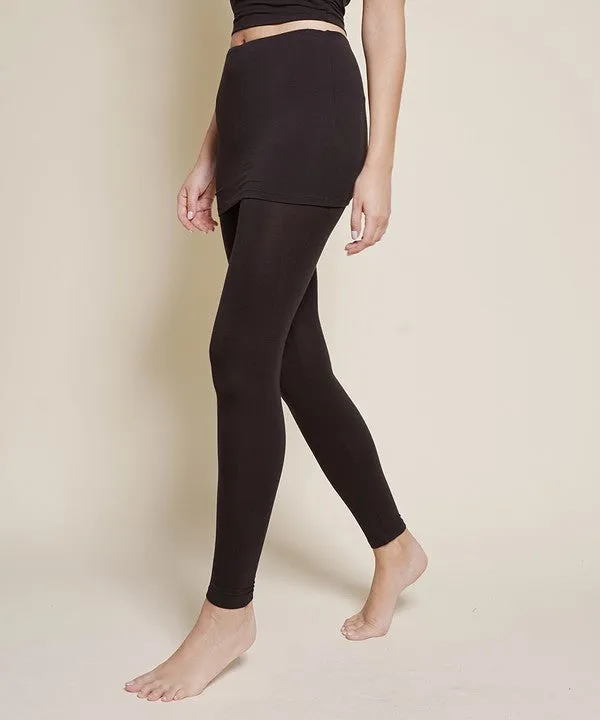 BAMBOO skirted legging