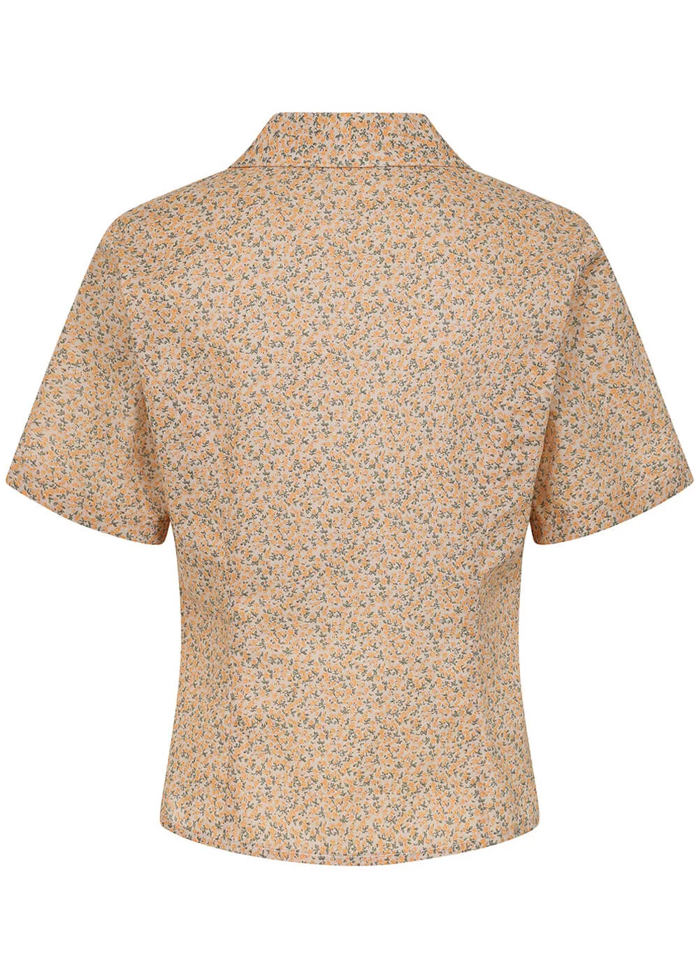 Banned Gloria Wild Flower Blouse Yellow