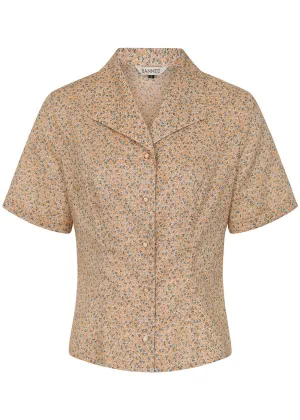 Banned Gloria Wild Flower Blouse Yellow