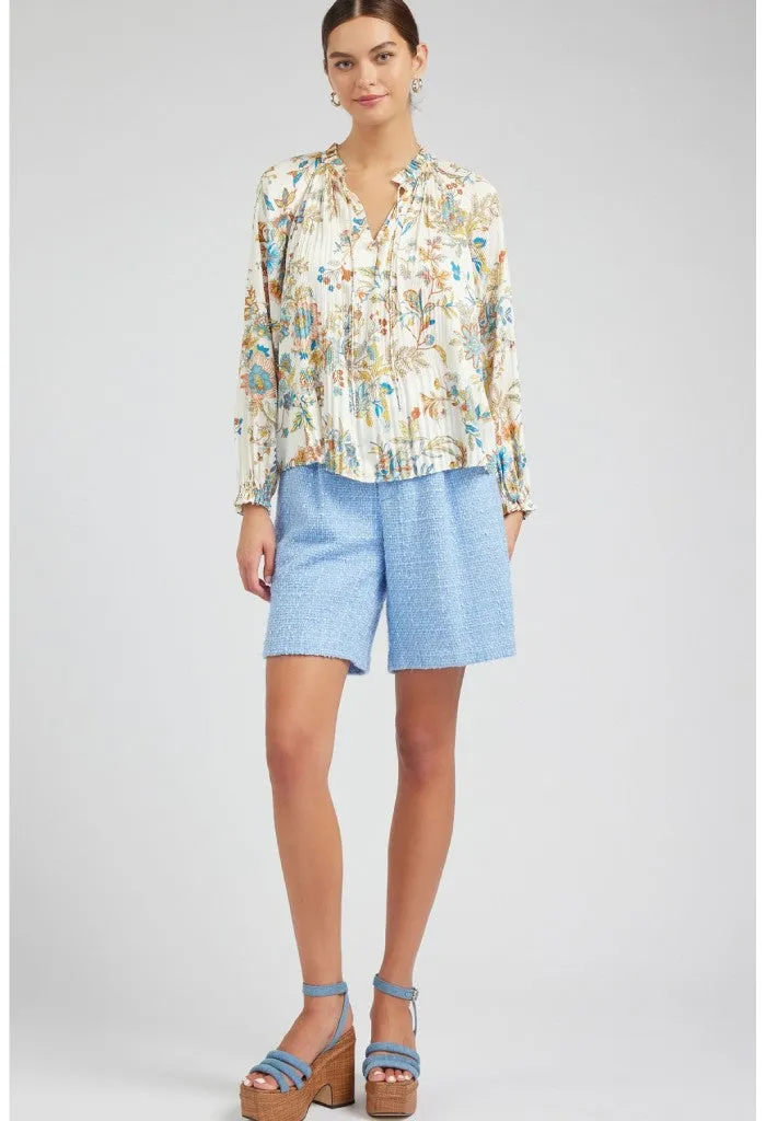 Bardot Blouse-Floral