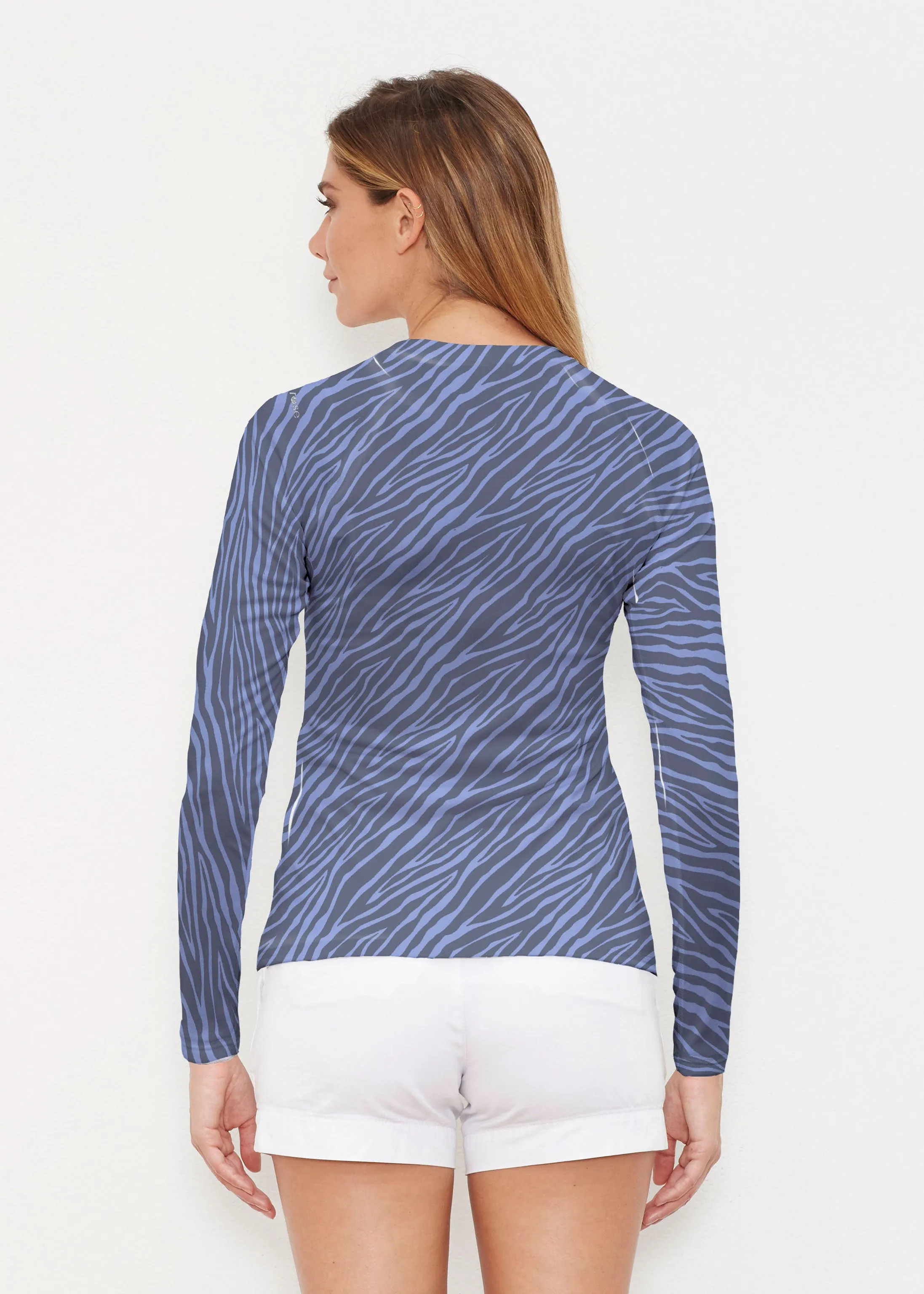 Batik Zebra (7753) ~ Long Sleeve Rash Guard