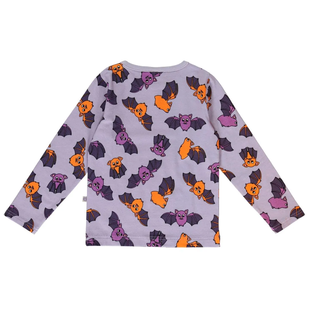 Bats Long Sleeve Shirt Orchid Petal [only 7-8 Years left]