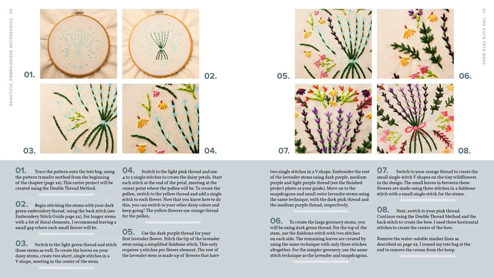 Beautiful Embroidered Accessories : Easy Ways to Personalize Hats, Bandanas, Totes, Denim and Your Favorite Clothing