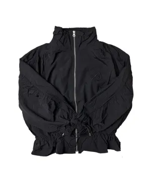 BENECIA 12 Double Shirring Windbreaker - Black