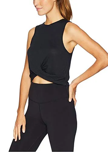 Bestisun Workout Yoga Tops Cute Womens Activewear Muscle Shirts Gym Fitness Tanks Training Runing Tank Top Sports Training Pilates Clothes Black L