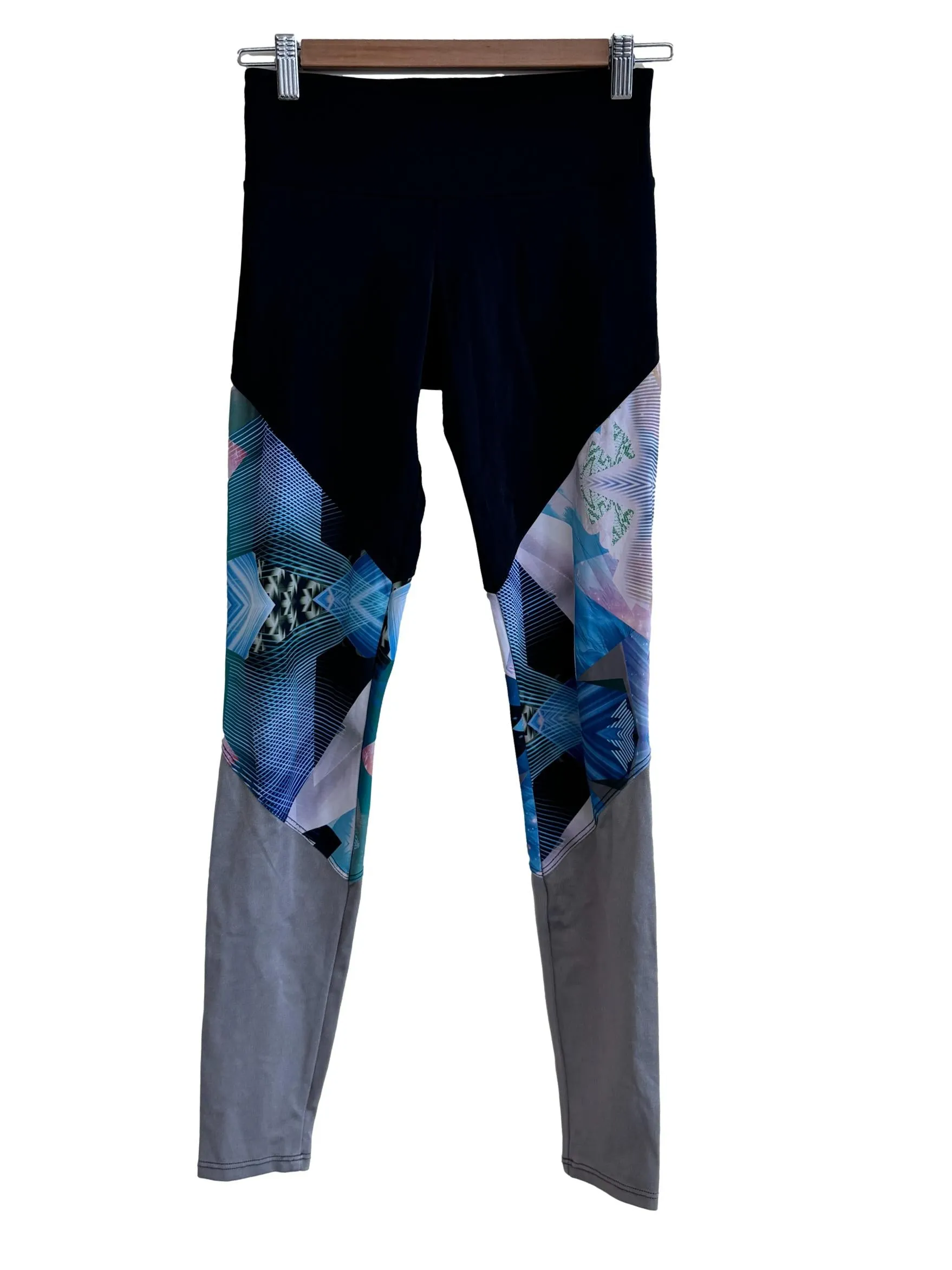 Black Abstract Tights