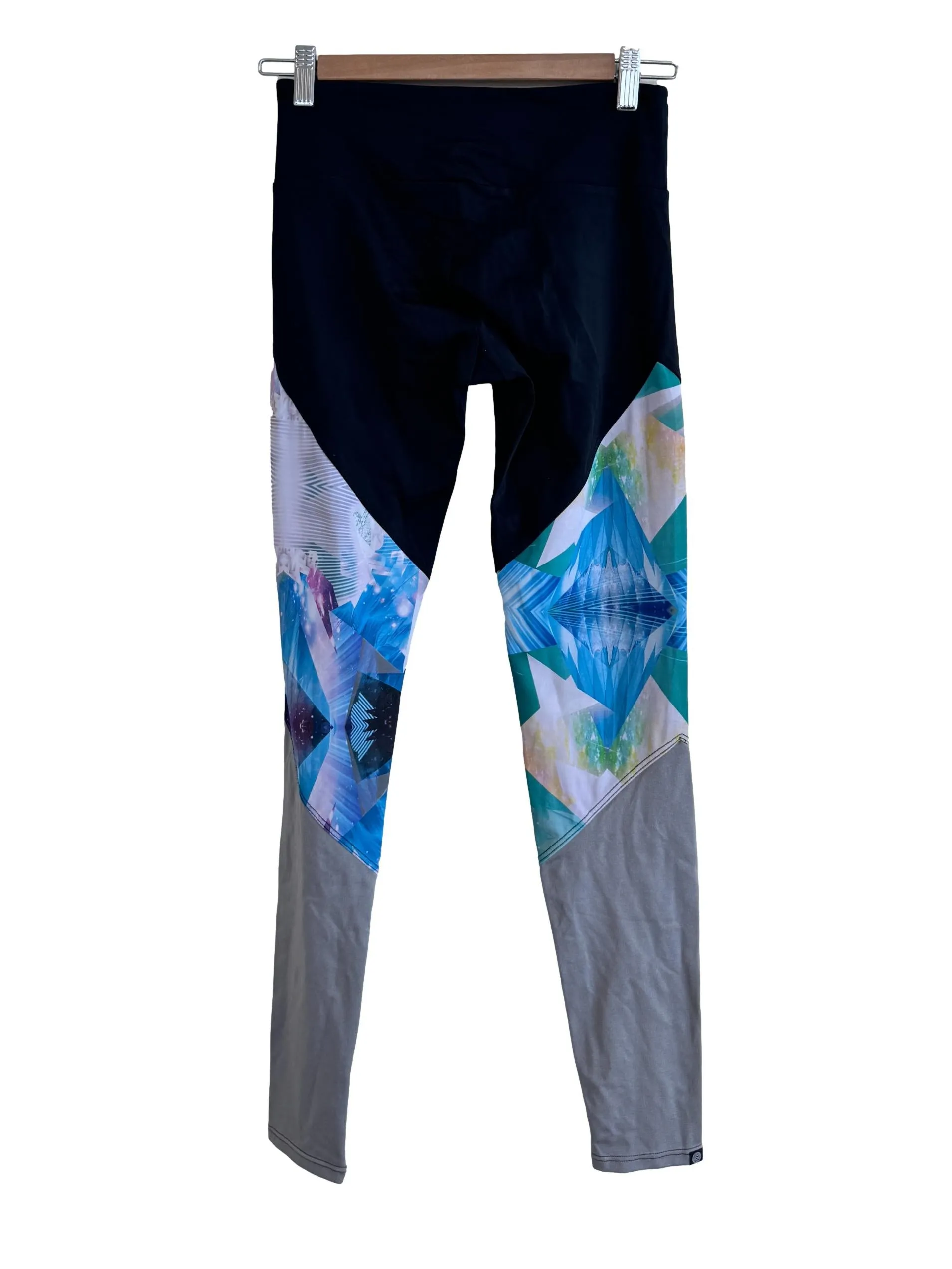 Black Abstract Tights