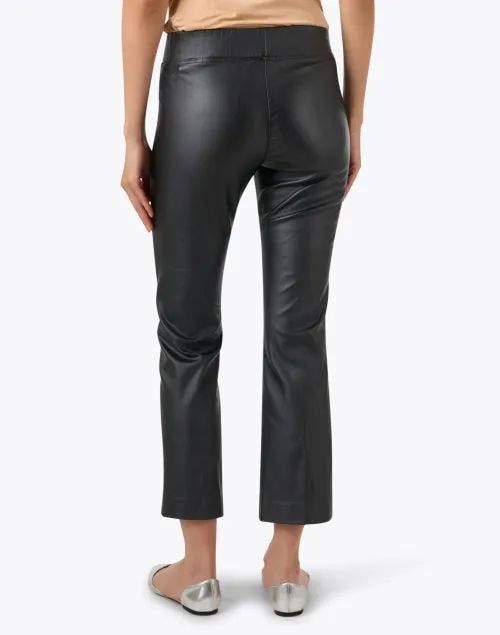 Black Coated Stretch Pant