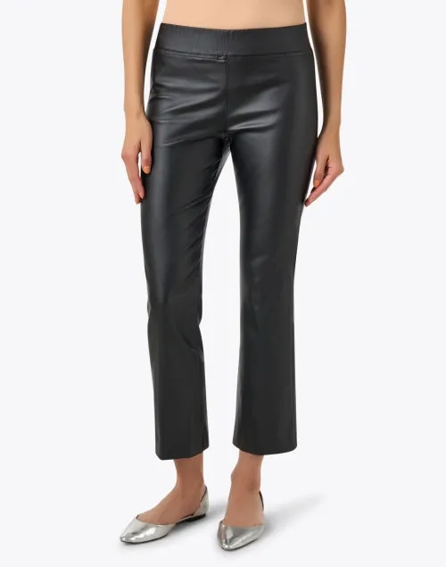 Black Coated Stretch Pant