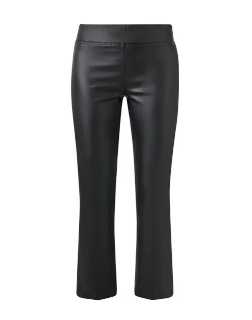 Black Coated Stretch Pant