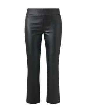 Black Coated Stretch Pant
