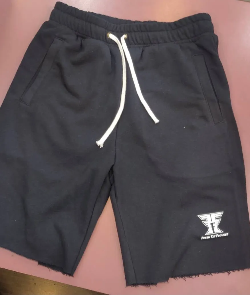 Black FFF French Terry Shorts