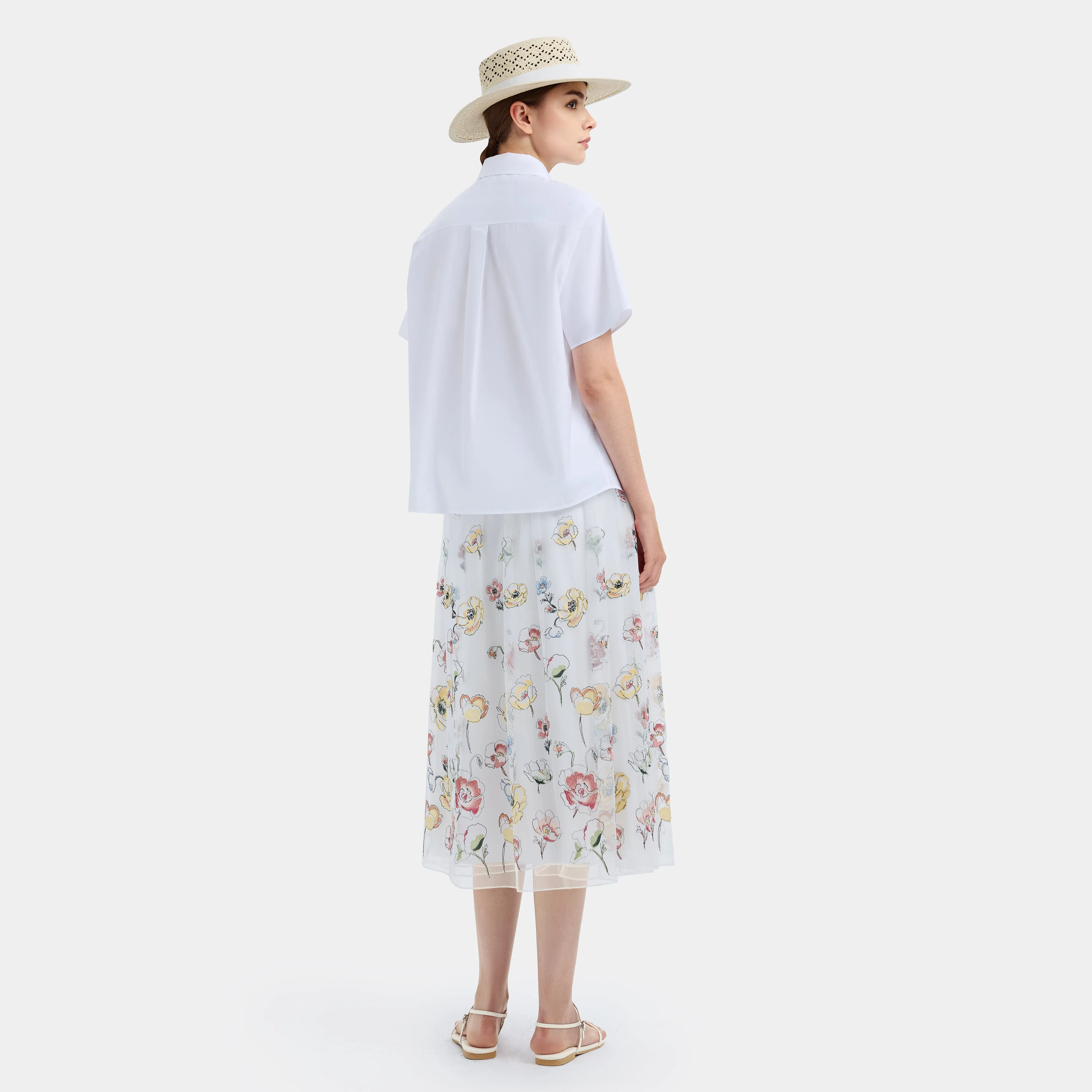 BLOSSOM EMBROIDERY BLOUSE