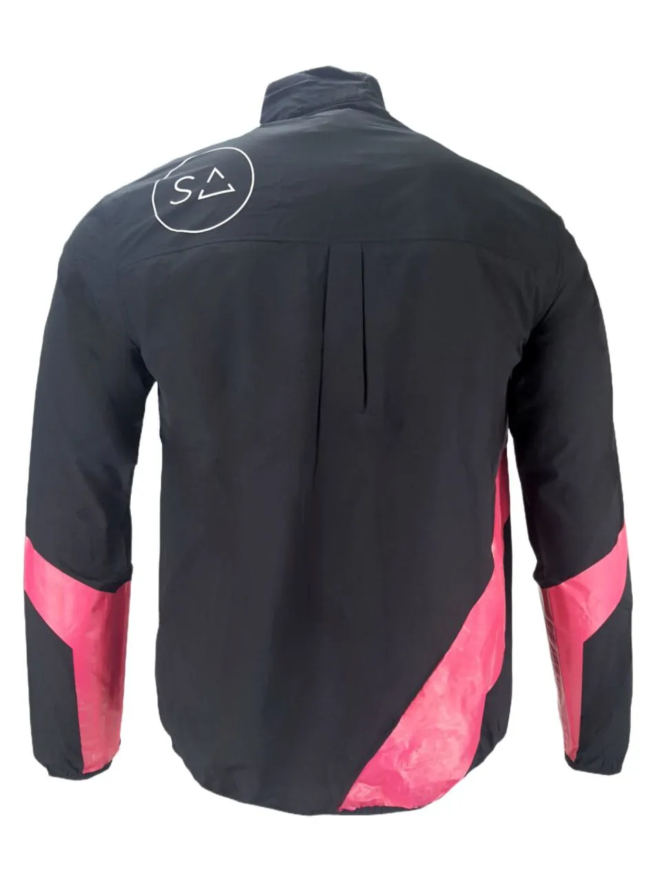 BRANDBLACK Men's Black Colorblock Windbreaker Jacket #BB1262 Medium NWT