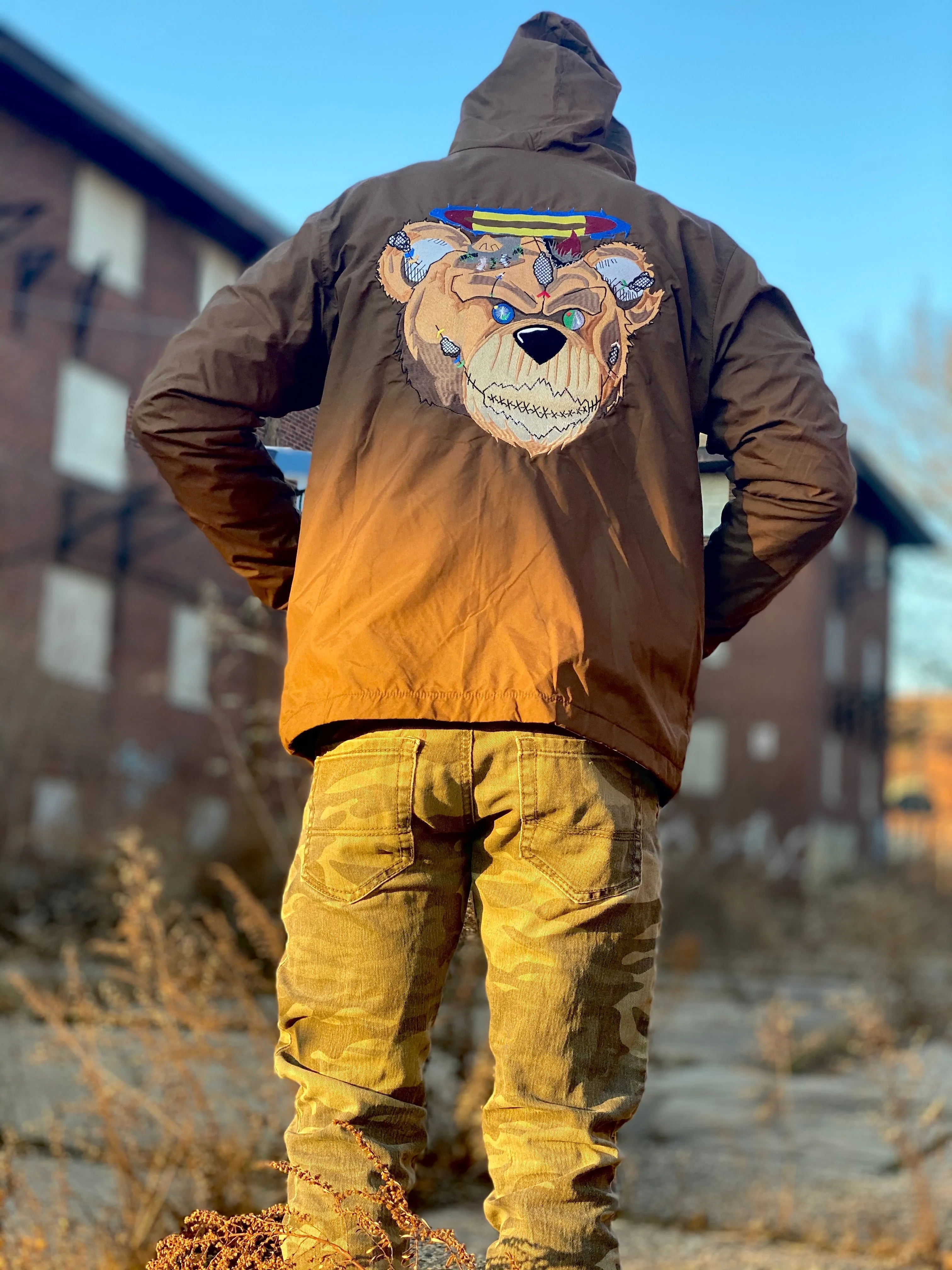 Brown BGC🐻 Windbreaker Jacket